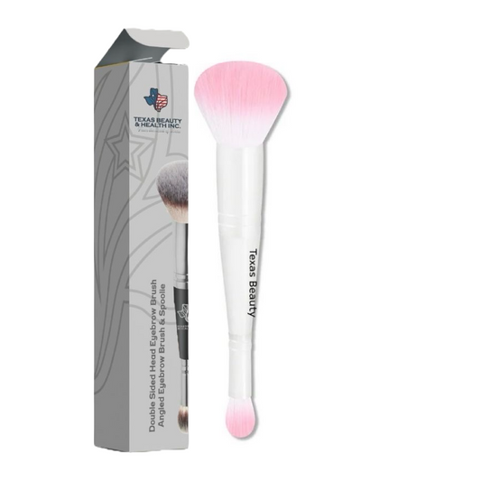 Double Ended Foundation Brush for Flawless Makeup Application | Perfect for Liquid, Cream, & Powder | Ideal for Concealer and Blending