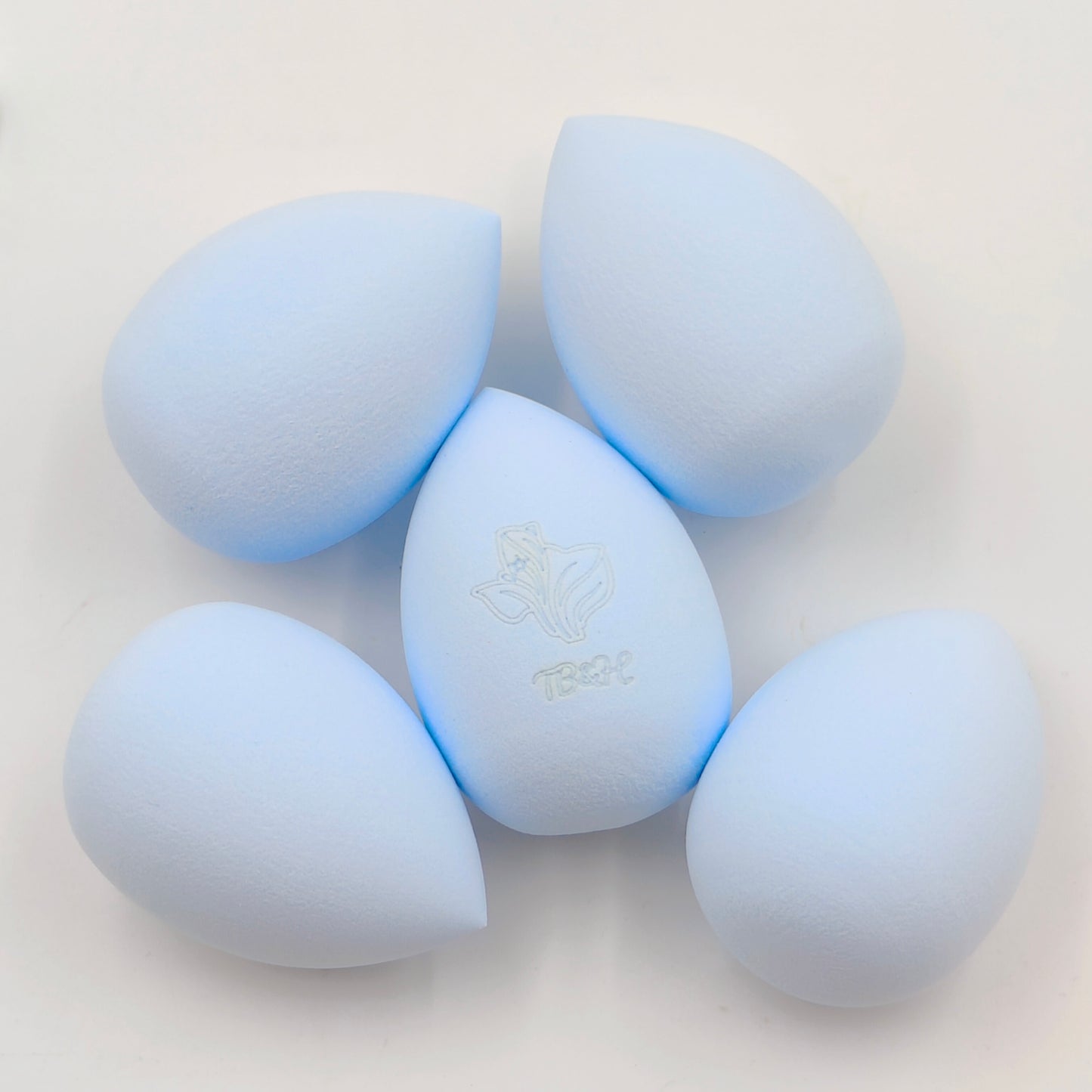 Texas Beauty & Health Makeup Sponges, Foundation Blending, Blue