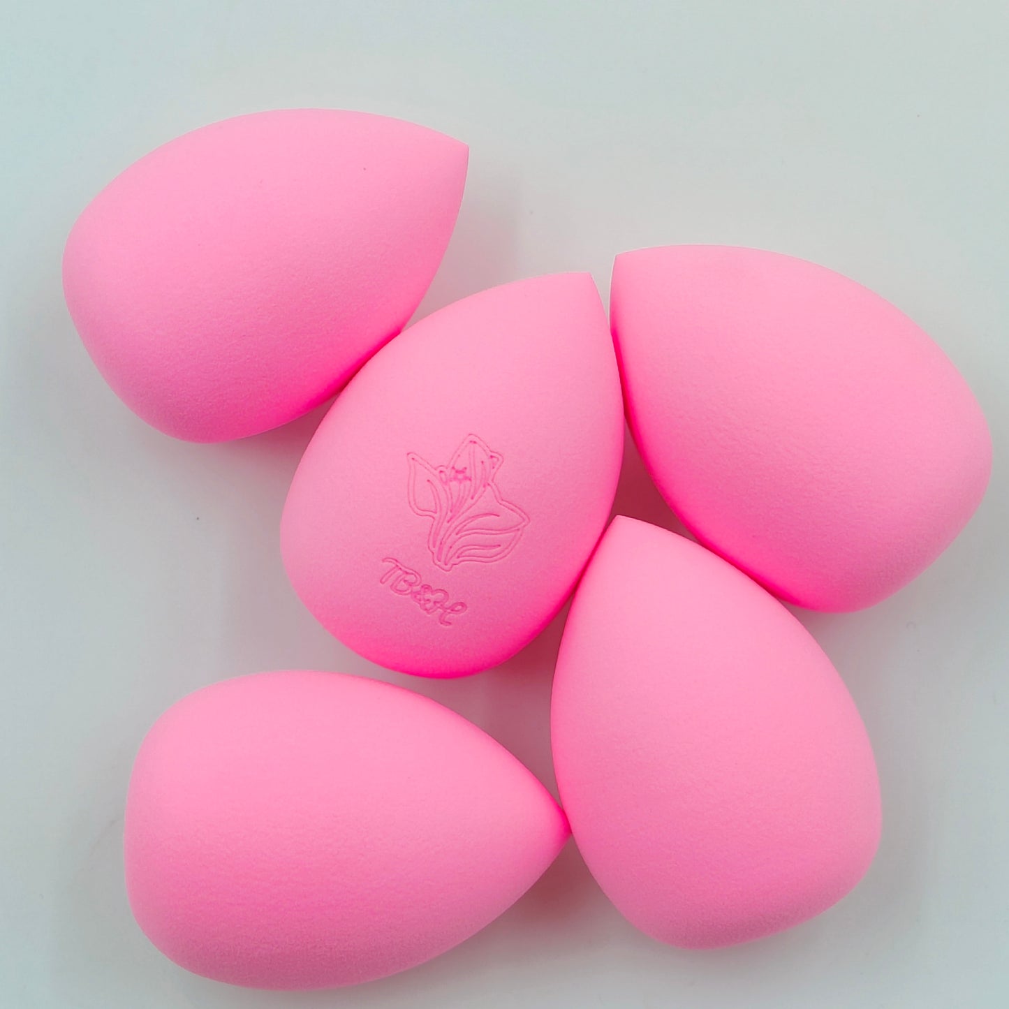 Texas Beauty & Health Makeup Sponges, Foundation Blending, Hot-Pink