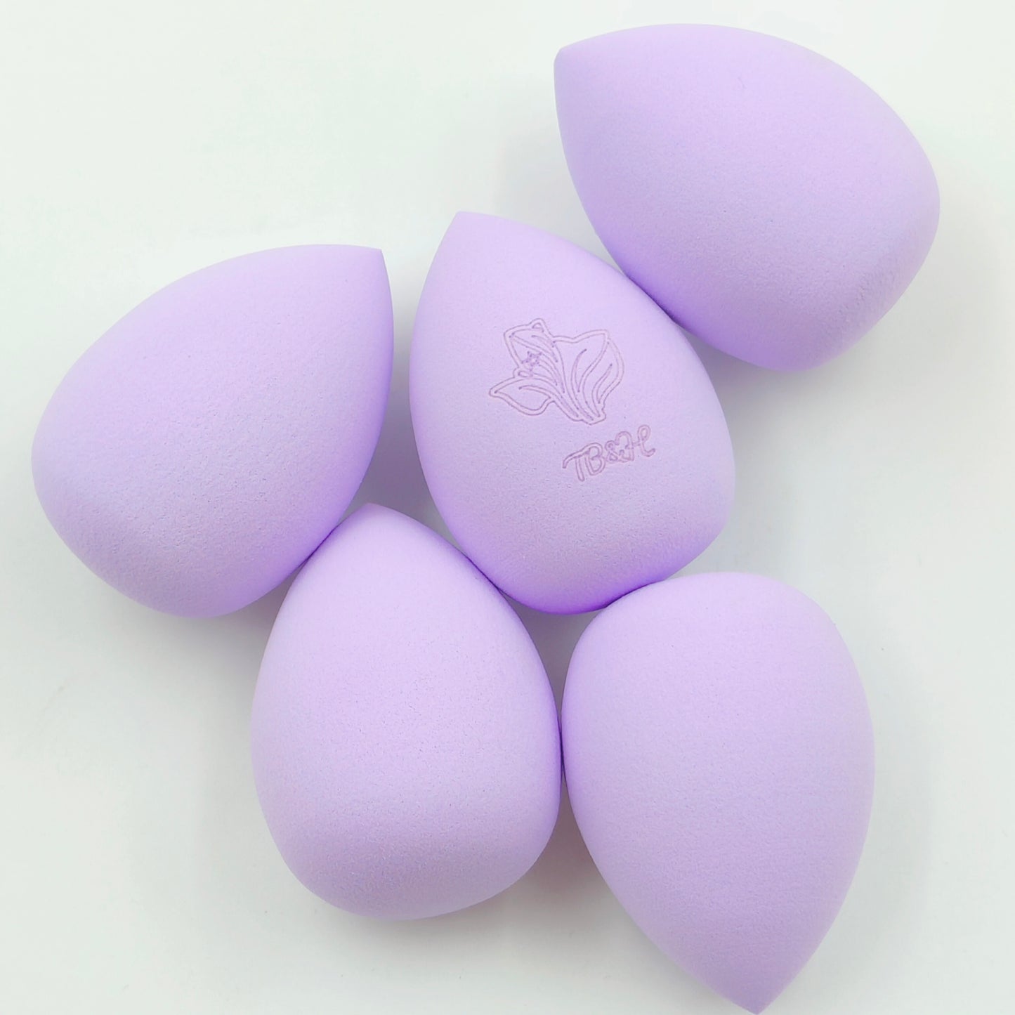 Texas Beauty & Health Makeup Sponges, Foundation Blending, Purple