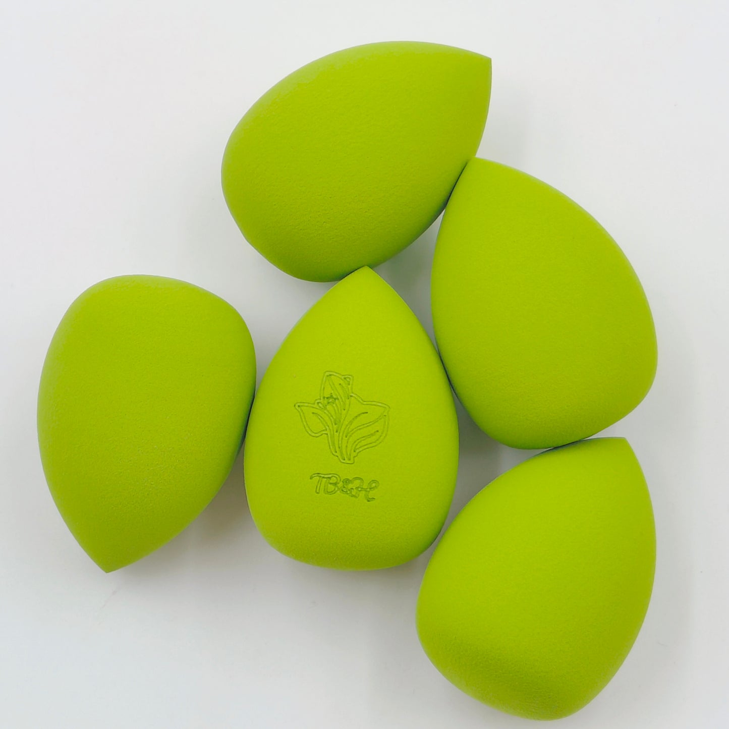 Texas Beauty & Health Makeup Sponges, Foundation Blending, Green