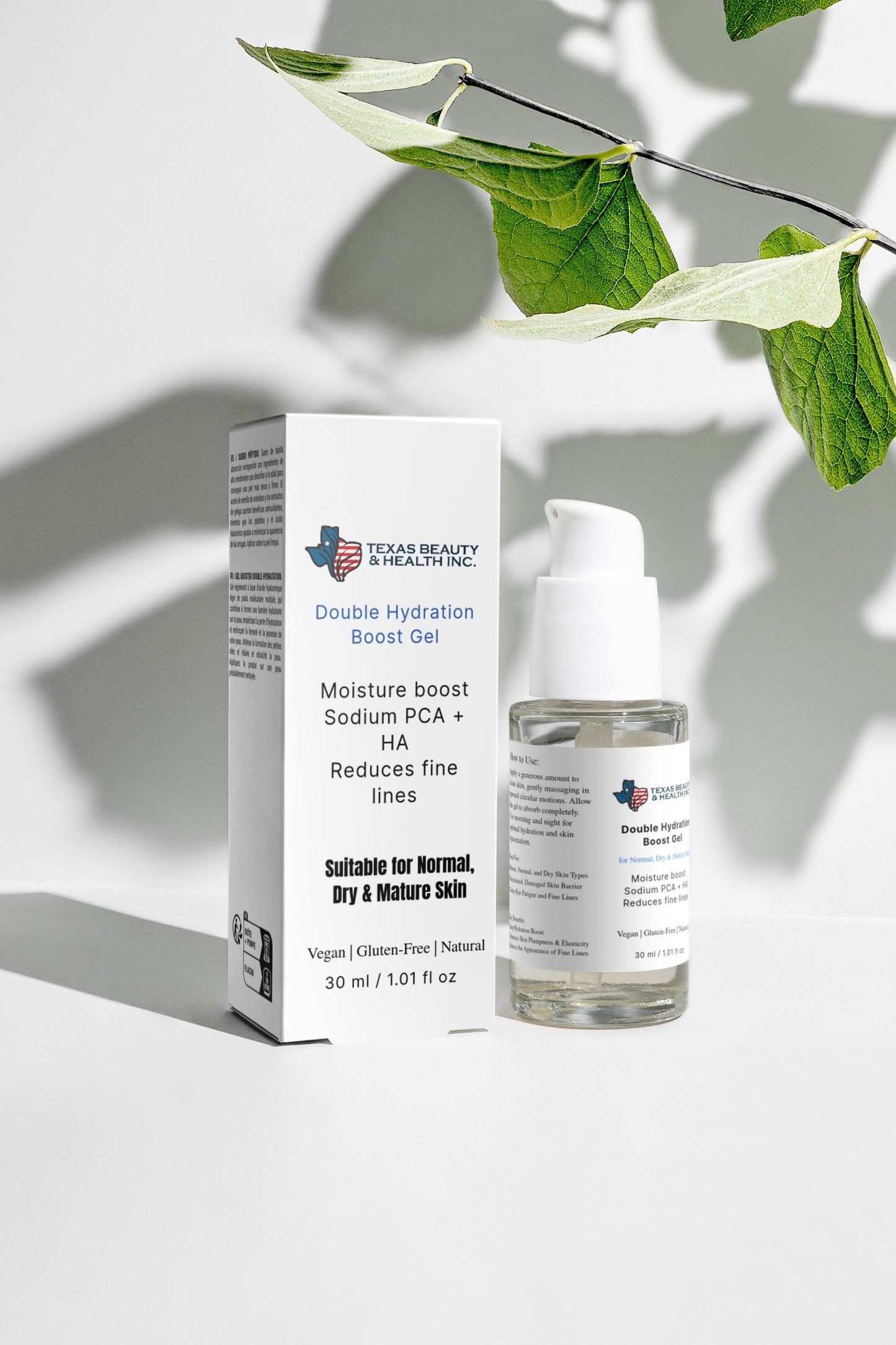 Natural Hydration Gel | Hyaluronic + Aloe Boost for Radiant Skin