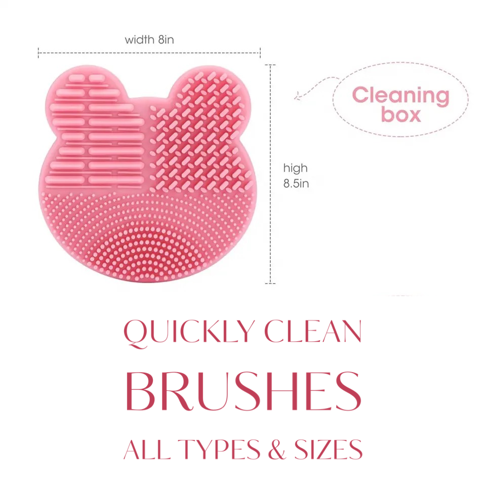 Multi Function make up brush cleaner tool High quality silicone make up brush cleaner and dryer holder for make up brushes set