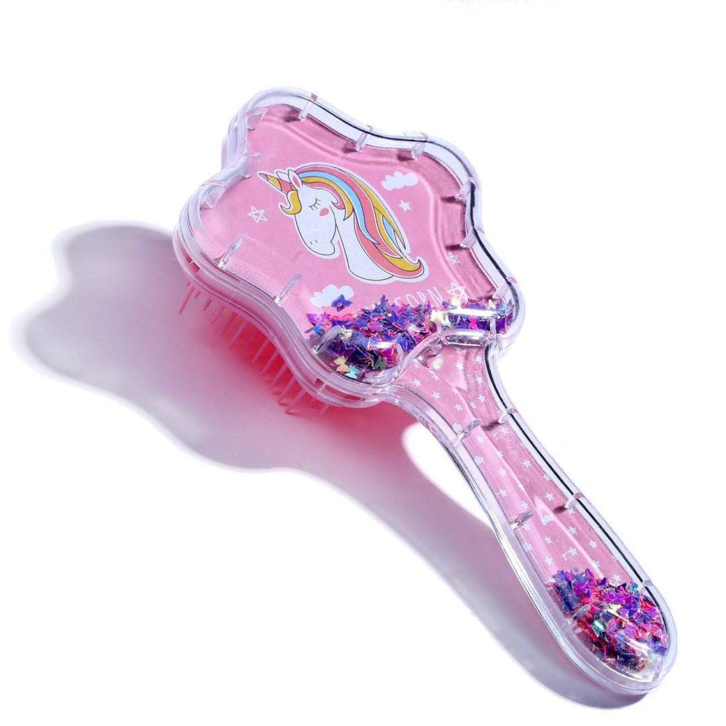 Cute Star shape Animal Anti-static Hair Brush Massage Comb Shower Wet Detangle Hair Brush Salon Hair Styling Tools