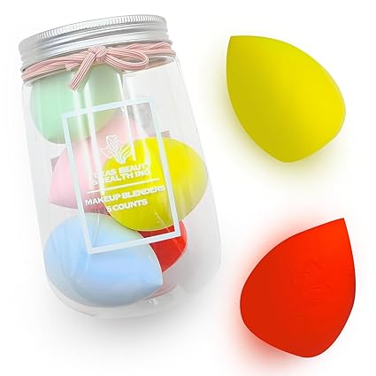 Texas Beauty & Health Makeup Sponges, Foundation Blending, Multi-Color