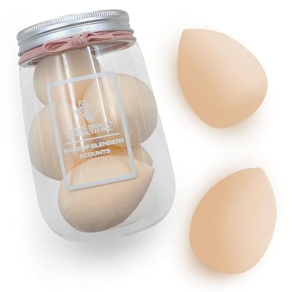 Texas Beauty & Health Makeup Sponges, Foundation Blending, Nude