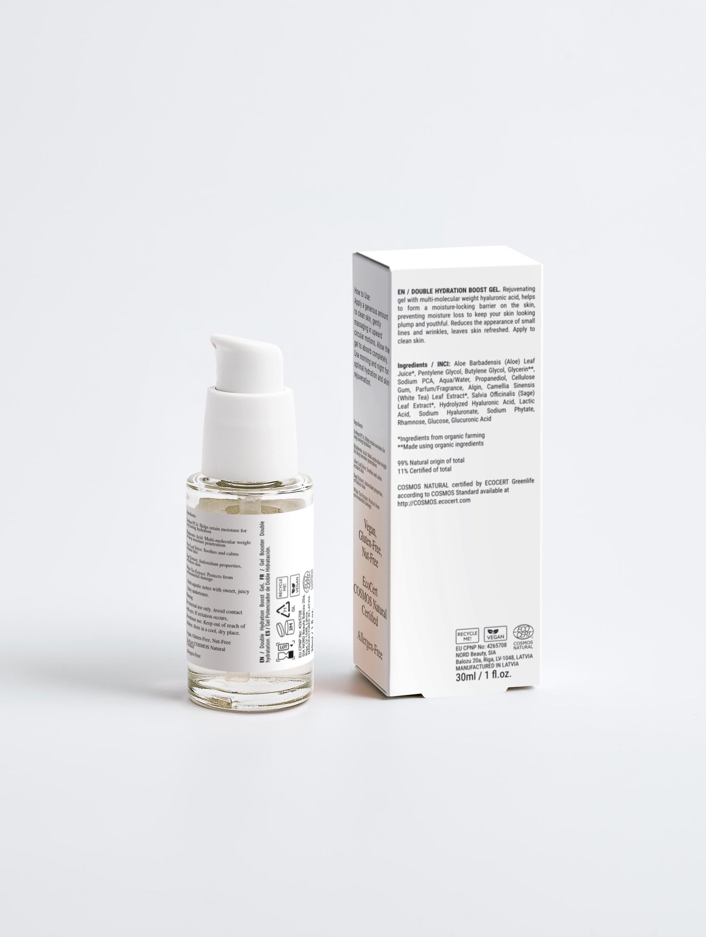 Natural Hydration Gel | Hyaluronic + Aloe Boost for Radiant Skin