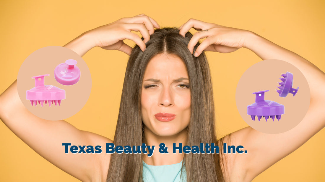 Eliminate Dandruff and Revitalize Your Scalp with Texas Beauty & Health Scalp Massage Brush