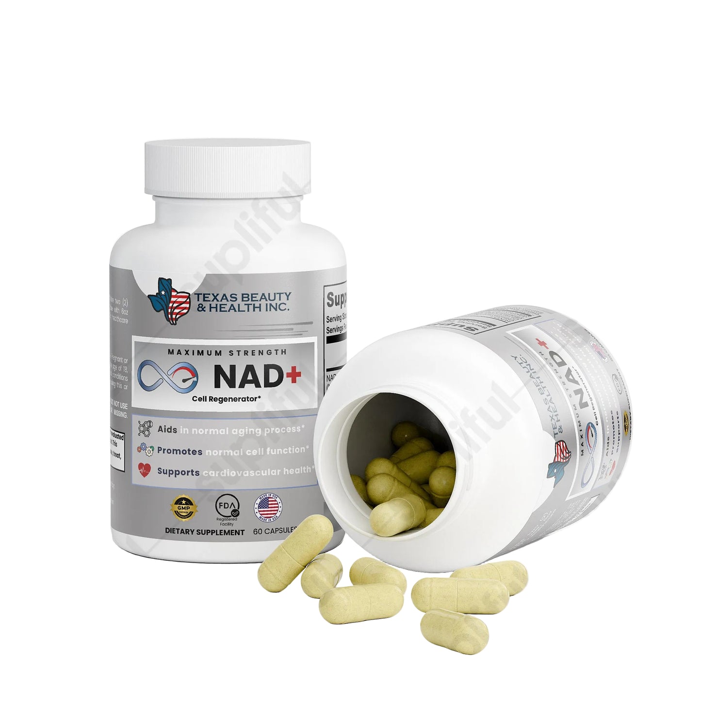 NAD+ Supplement for Brain Function, Anti Aging & Cell Regeneration