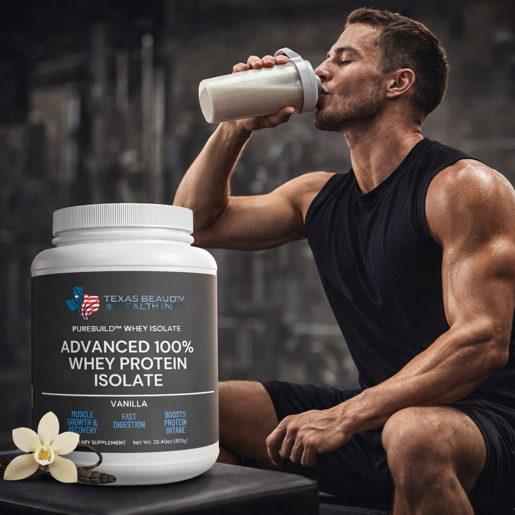 Advanced 100% Vanilla Protein for Muscle Recovery & Strength
