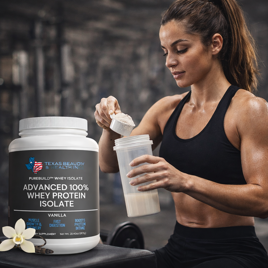 Advanced 100% Vanilla Protein for Muscle Recovery & Strength