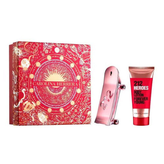 Carolina Herrera 212 Heroes 2 Pc Gift Set for Women (2.7 Edp Spr + 3.4 Bl Spr)