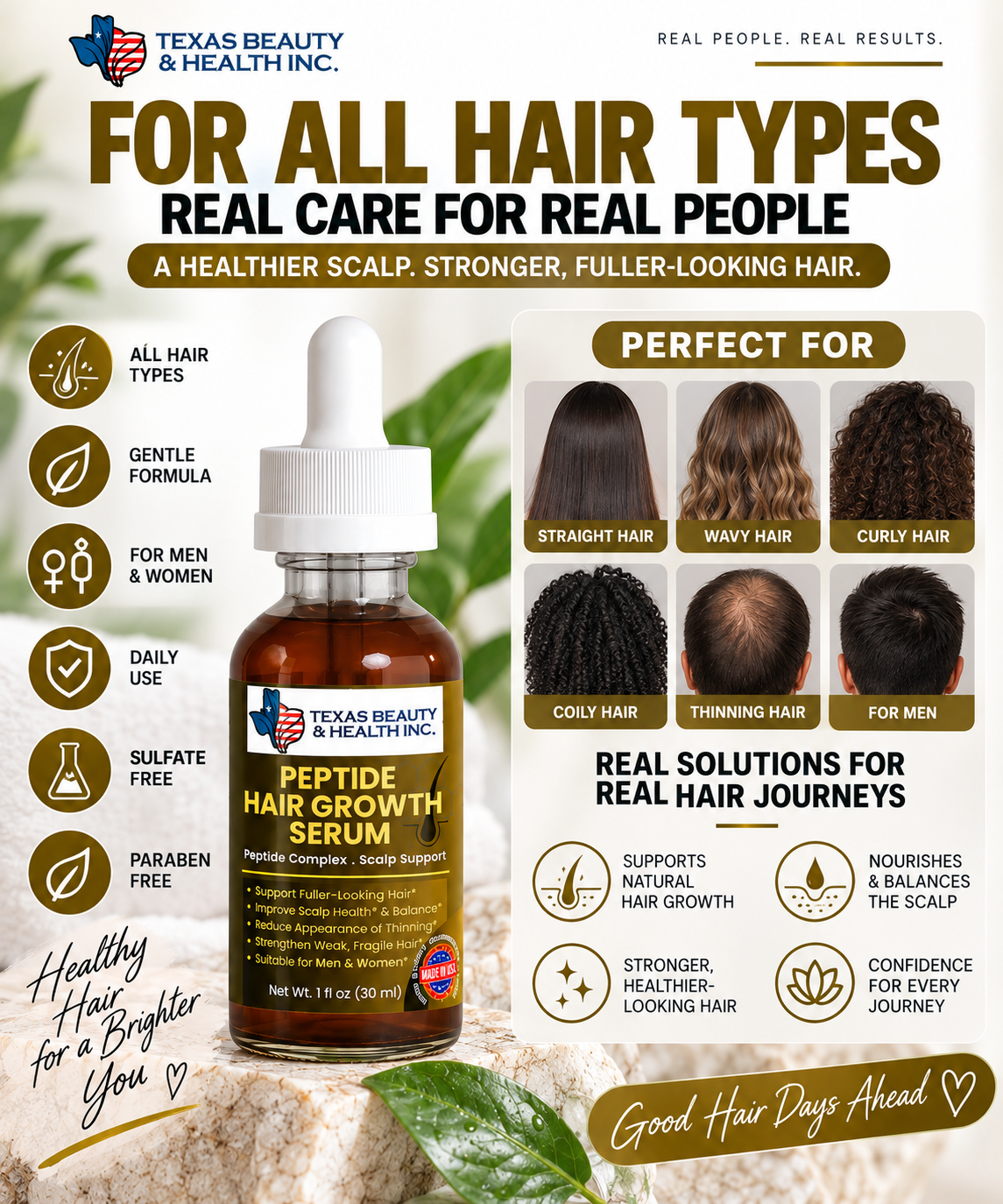 Peptide Hair Growth Serum
