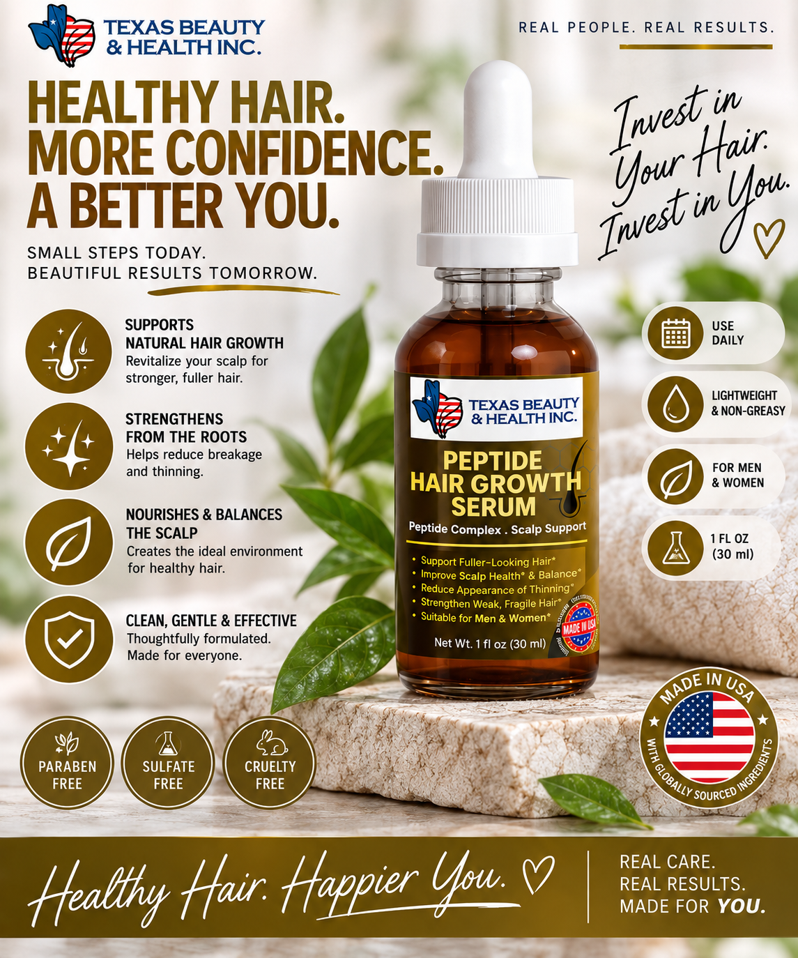 Peptide Hair Growth Serum
