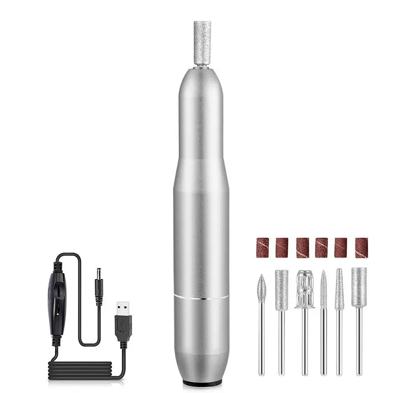 Portable Electric 20000rpm Nail Drill Sander Manicure Pedicure Pen Nail Polishing Kits
