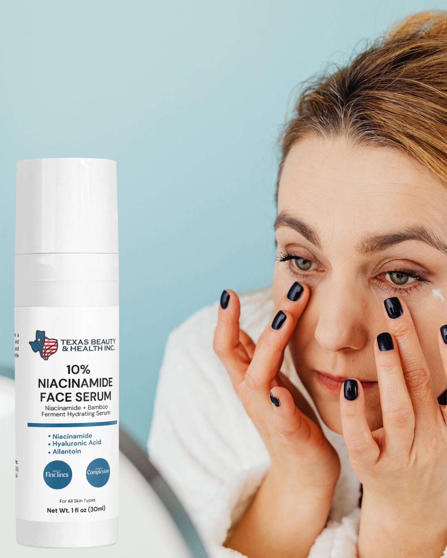 10% Niacinamide Serum for Glowing, Pore-Minimized Skin | Hydrating Face Serum with Hyaluronic Acid