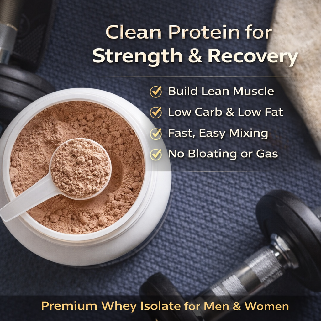 Advanced 100% Chocolate Protein for Muscle Recovery & Strength